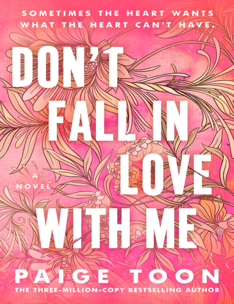 Dont Fall in Love With Me Paige Toon Kitap Kapağı
