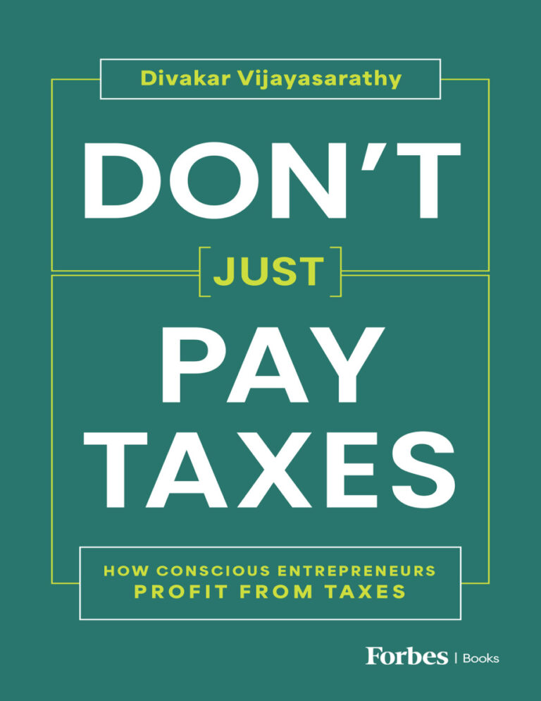 Dont Just Pay Taxes Divakar Vijayasarathy Kitap Kapağı