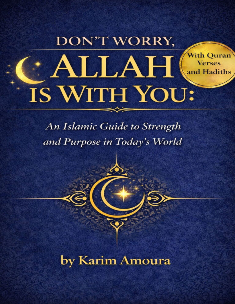 Dont worry Allah is with you Karim Amoura Kitap Kapağı