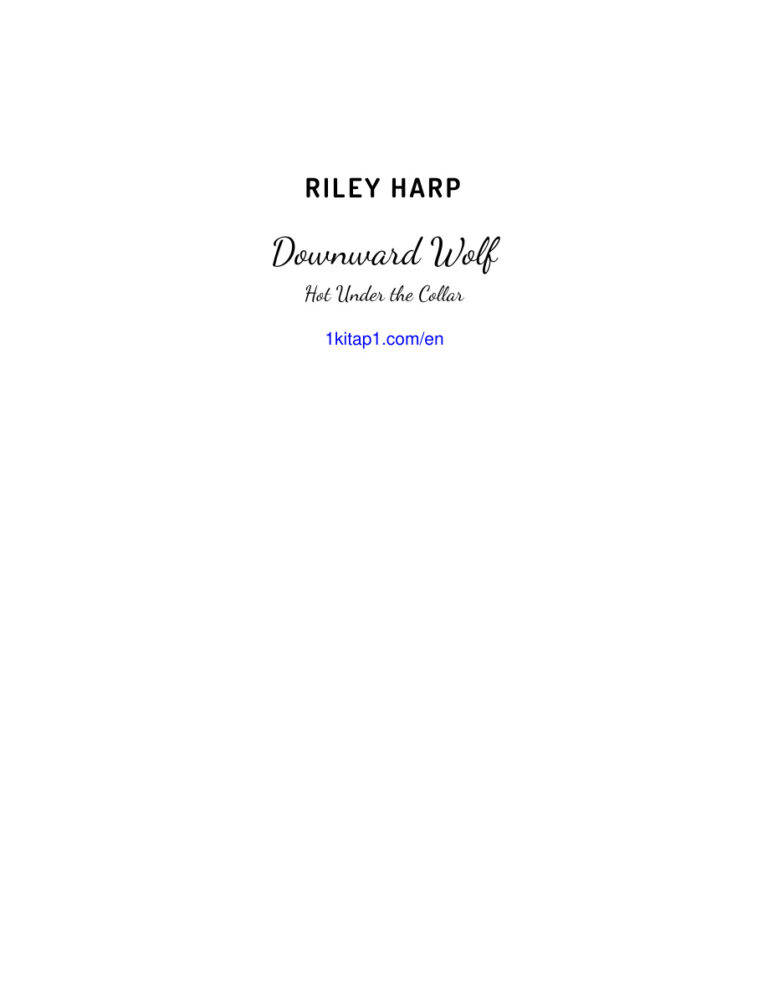 Downward wolf Riley harp Kitap Kapağı