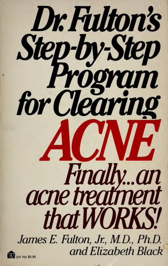Dr Fultons Step by step program for clearing acne Dr fulton Kitap Kapağı