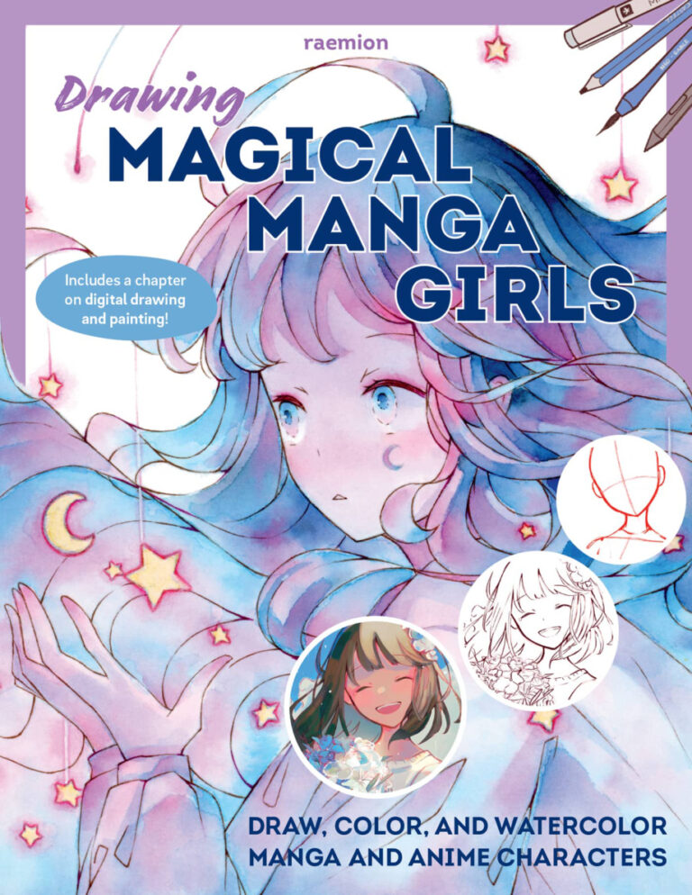 Drawing Magical Manga Girls Huyen Reichert Kitap Kapağı