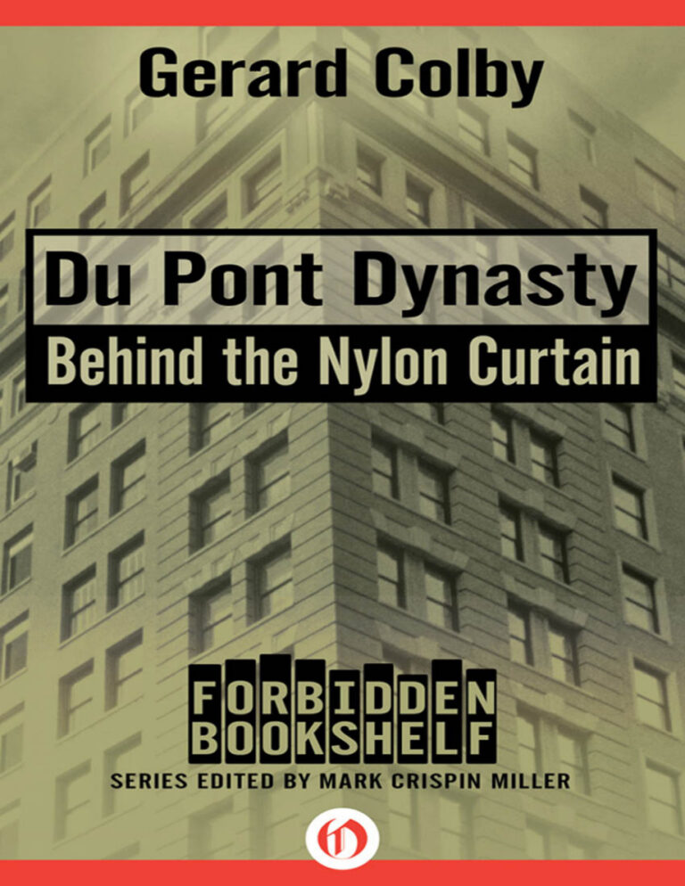 Du Pont Dynasty Behind the Nylon Curtain Gerard Colby Kitap Kapağı