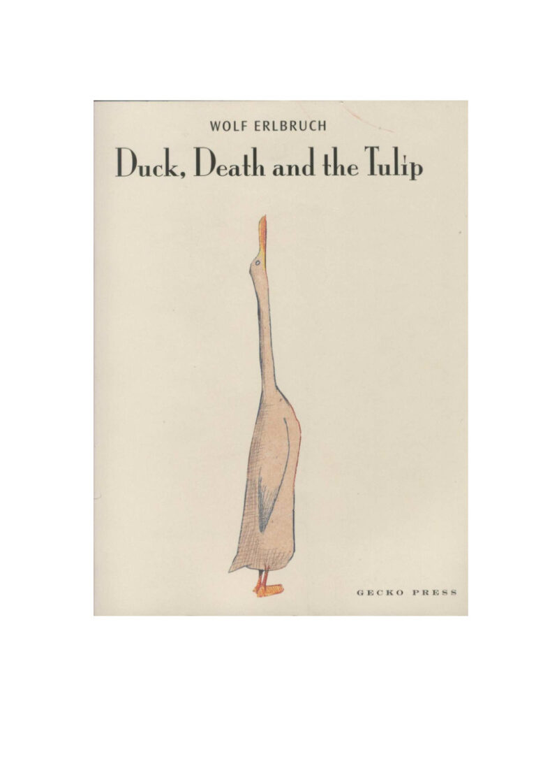 Duck Death and the Tulip Wolf Erlbruch Kitap Kapağı