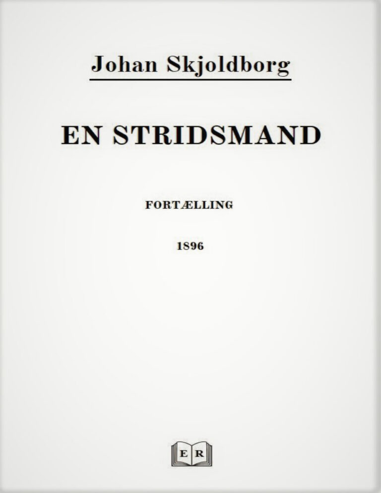 EN STRIDSMAND Danish Edition Johan Skjoldborg Kitap Kapağı