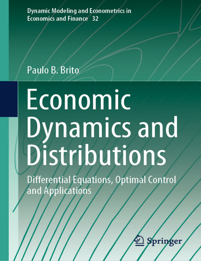 Economic Dynamics and Distributions Paulo B Brito Kitap Kapağı