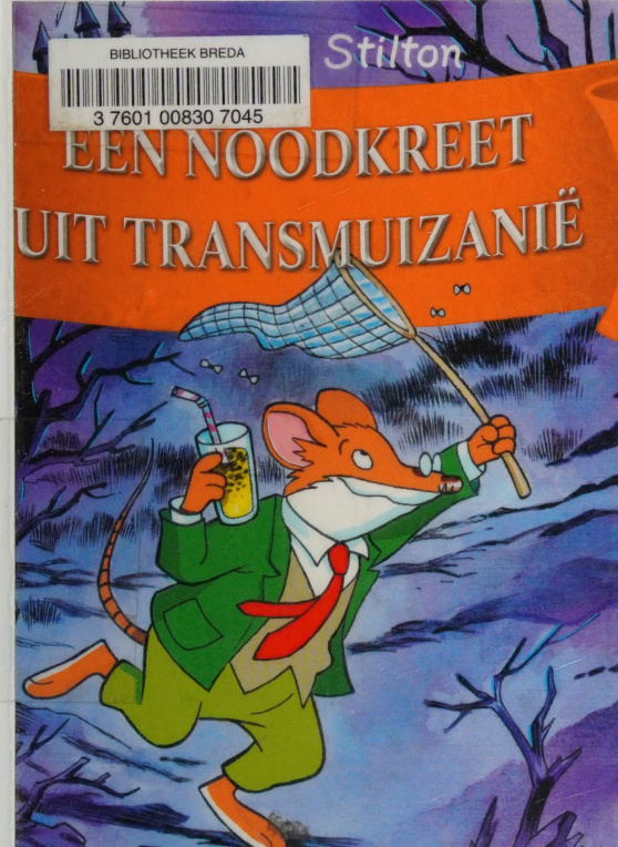 Een noodkreet uit Transmuizanie Dutch Edition Geronimo stilton Kitap Kapağı