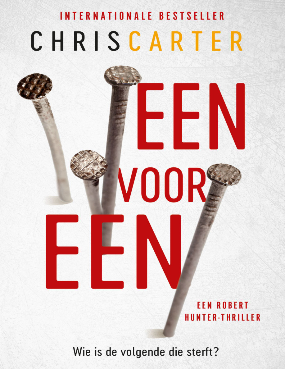 Een voor een Dutch Edition Chris Carter Kitap Kapağı