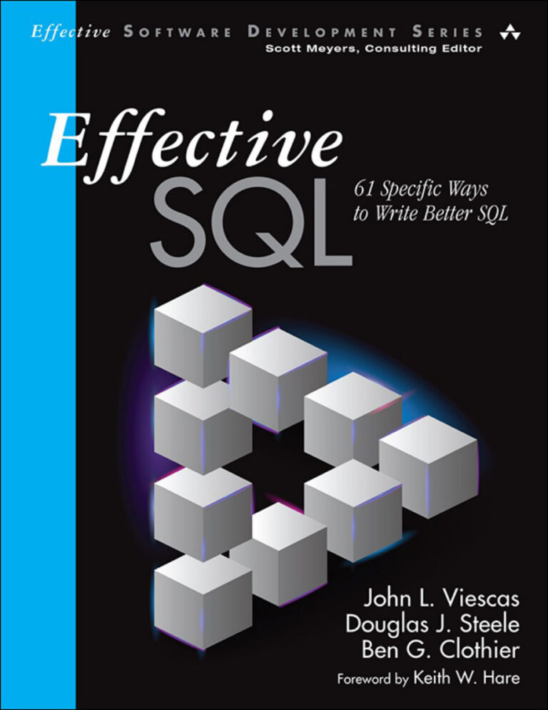 Effective SQL 61 Specific Ways to Kitap Kapağı