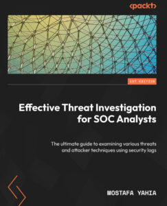Effective Threat Investigation Kitap Kapağı