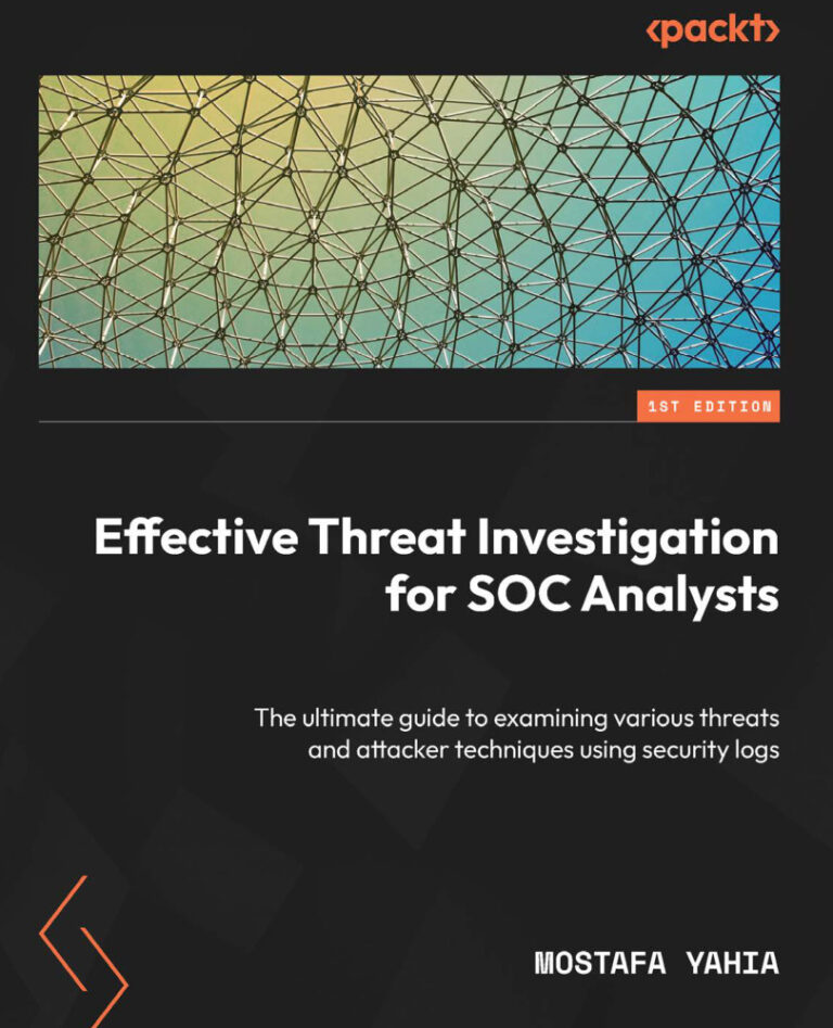 Effective Threat Investigation Kitap Kapağı