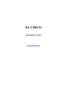El Circo Spanish Edition Elizabeth Vivero Kitap Kapağı
