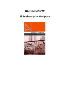 El Eskimal Y La Mariposa Spanish Edition Montt Nahum Kitap Kapağı
