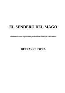 El Sendero Del Mago Spanish Edition Chopra Deepak Kitap Kapağı
