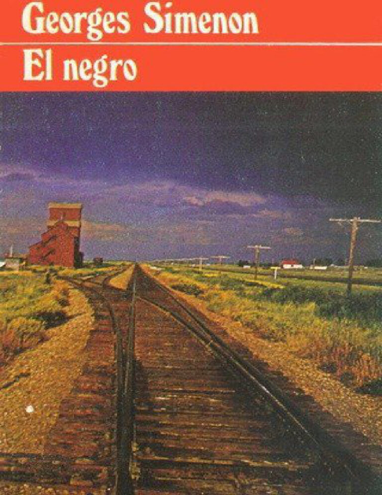 El negro Spanish Edition Georges Simenon Kitap Kapağı