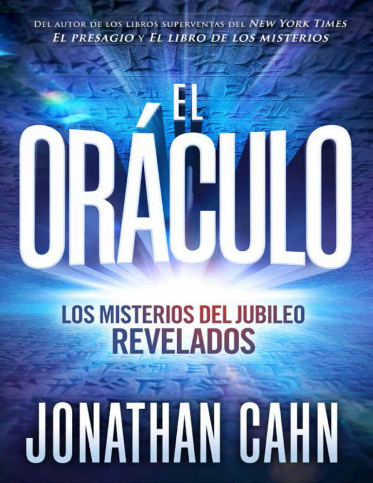 El oraculo The Oracle Spanish Edition Jonathan Cahn Kitap Kapağı