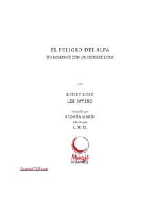 El peligro del alfa Spanish Edition Renee Rose Kitap Kapağı