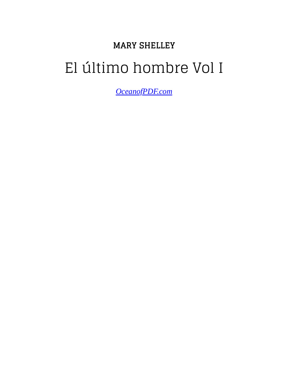 El último hombre Vol I (Copy 1) PDF Download