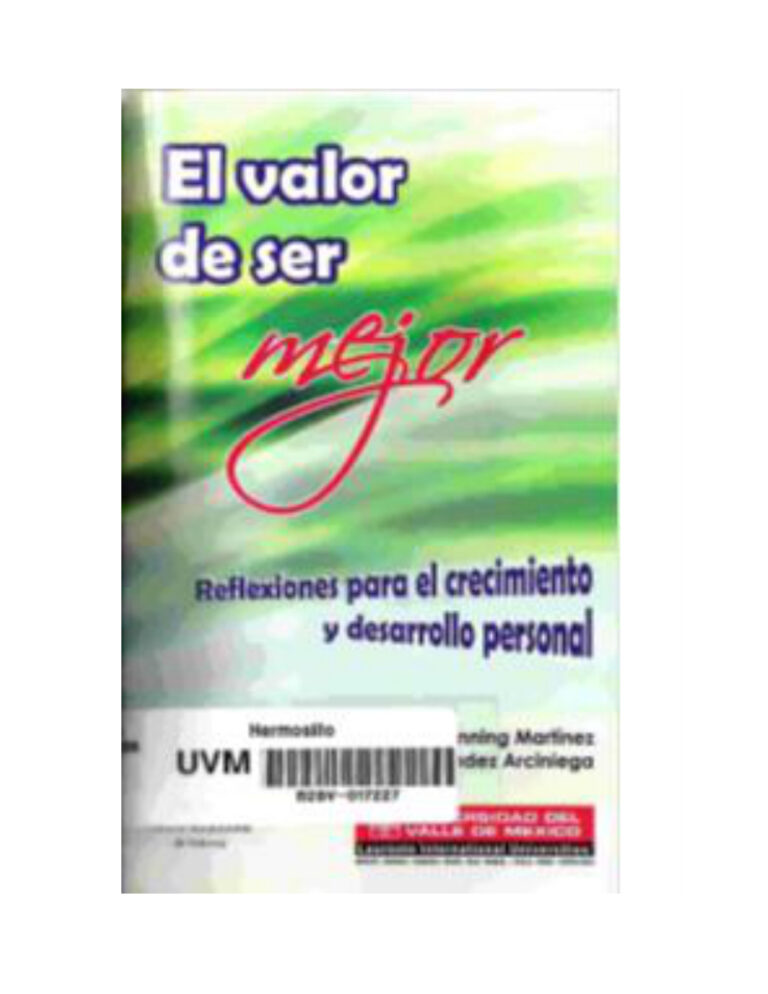 El valor de ser mejor Spanish Edition Elizabeth Manning Martinez Kitap Kapağı