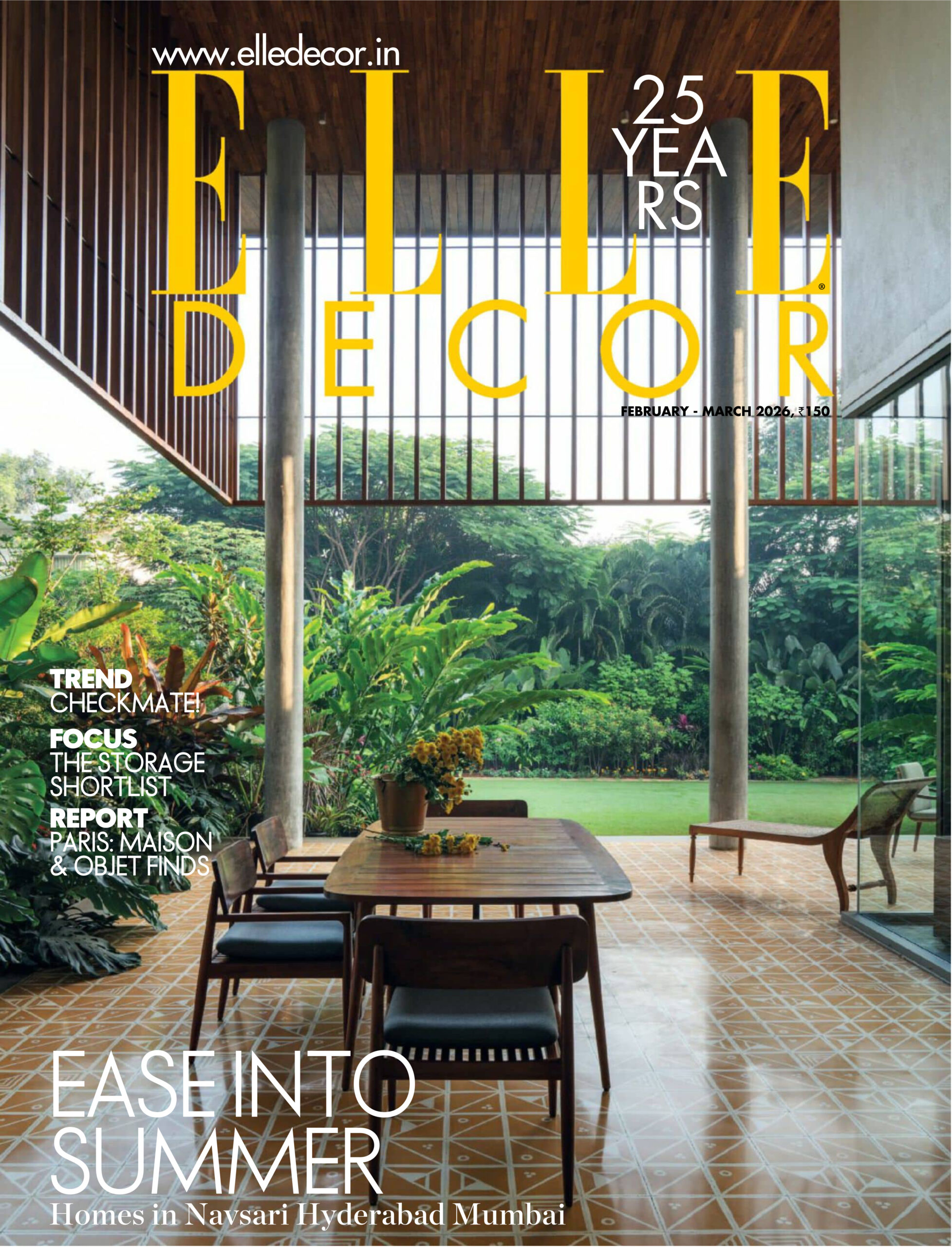 Elle Decor India FebruaryMarch 2026 Elle Decor India Kitap Kapağı