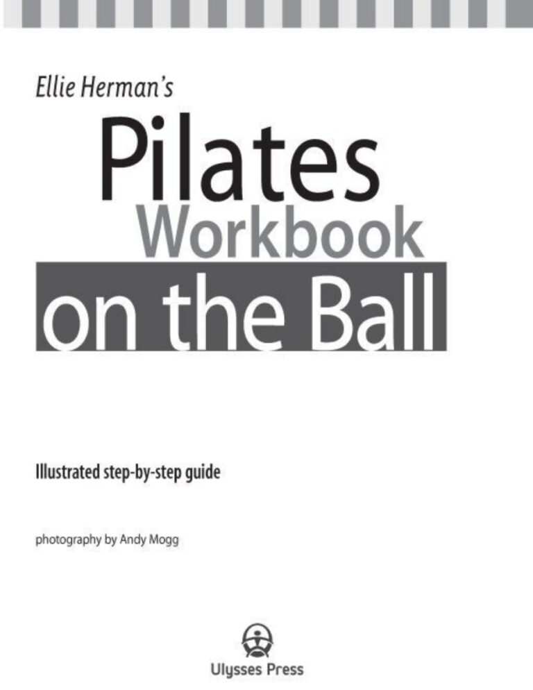 Ellie Hermans Pilates Workbook on the Ball Ellie Herman Kitap Kapağı