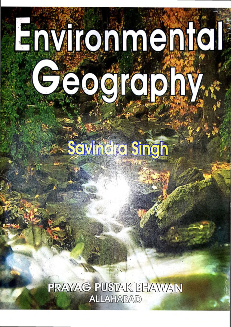 Environmental geography Savindra singh Kitap Kapağı