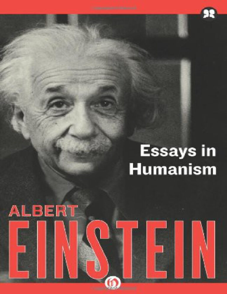 Essays in Humanism Albert Einstein Kitap Kapağı