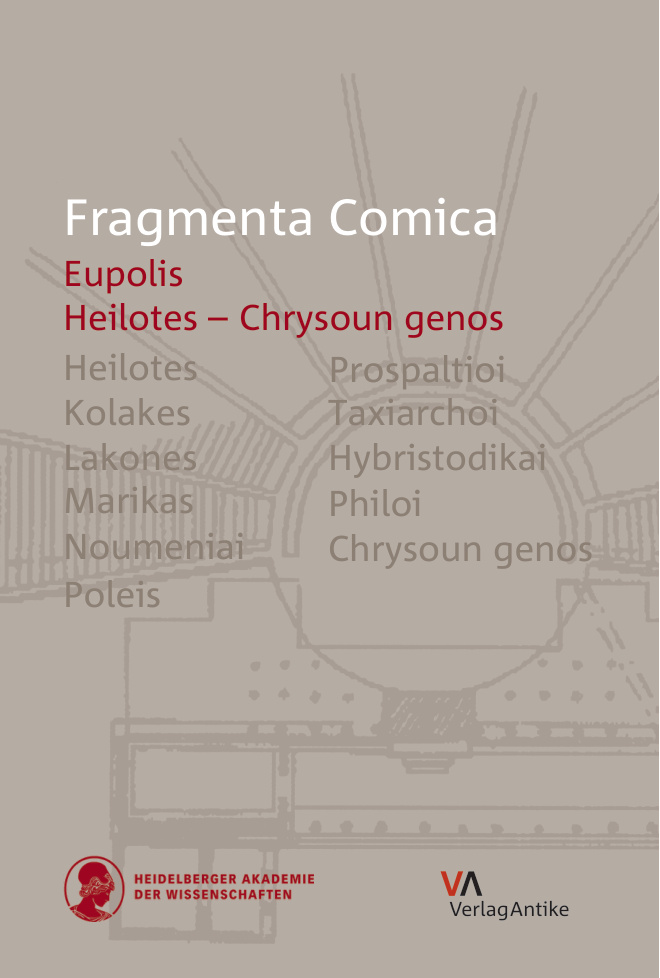 Eupolis Heilotes – Chrysoun genos Translation and Commentary Greek Edition S Douglas Olson Kitap Kapağı