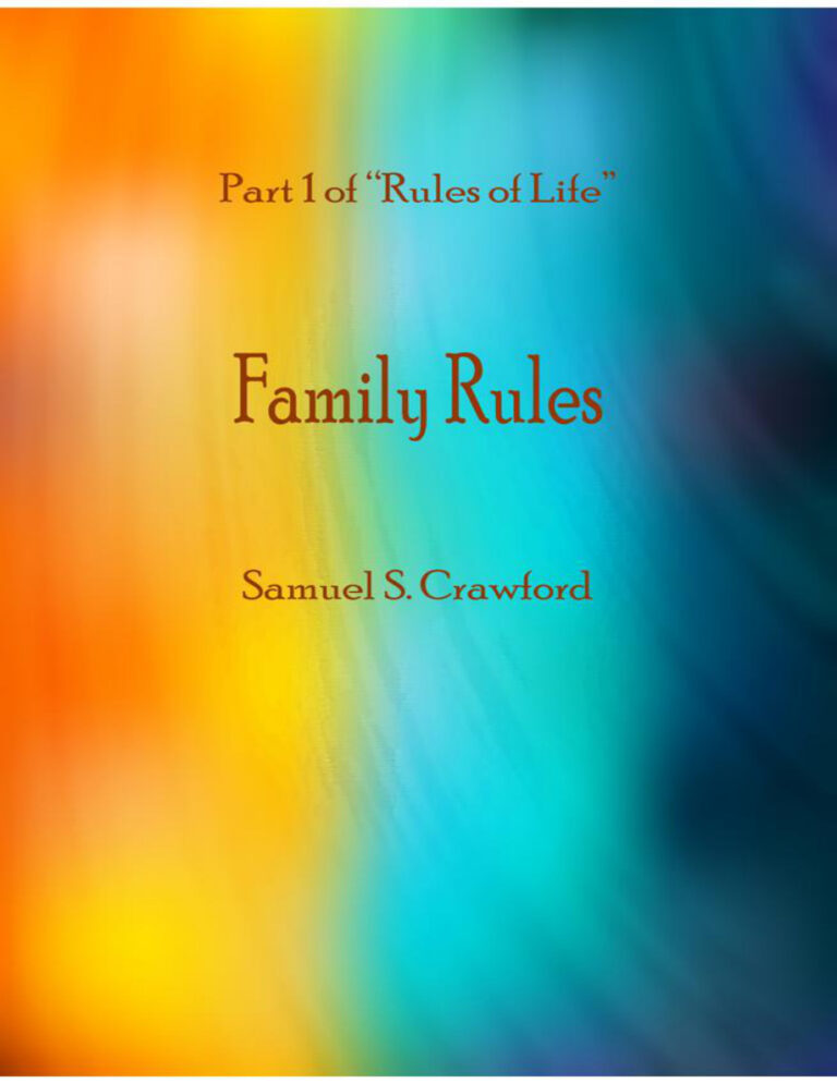 Family Rules Samuel S Crawford Kitap Kapağı