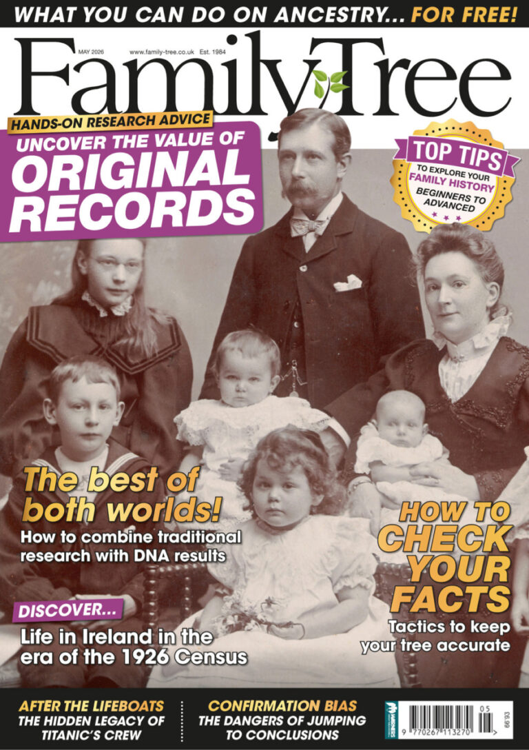 Family Tree UK May 2026 Family Tree UK Kitap Kapağı