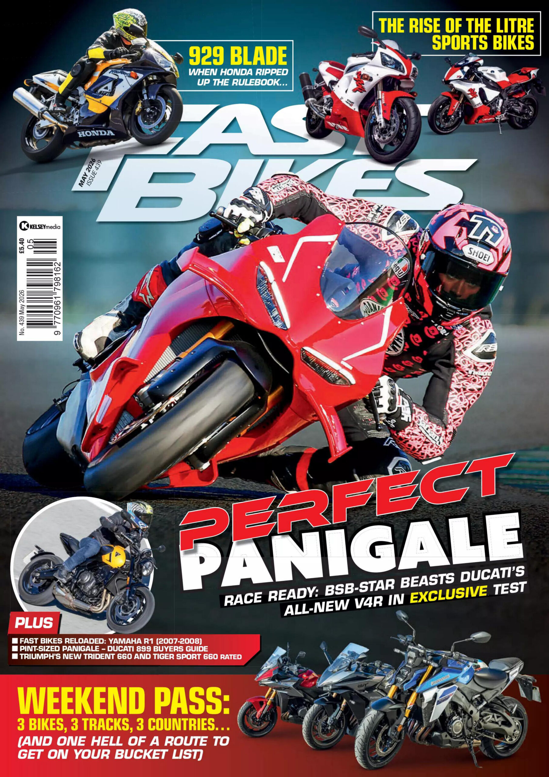 Fast Bikes UK Issue 439 May 2026 Fast Bikes UK Kitap Kapağı