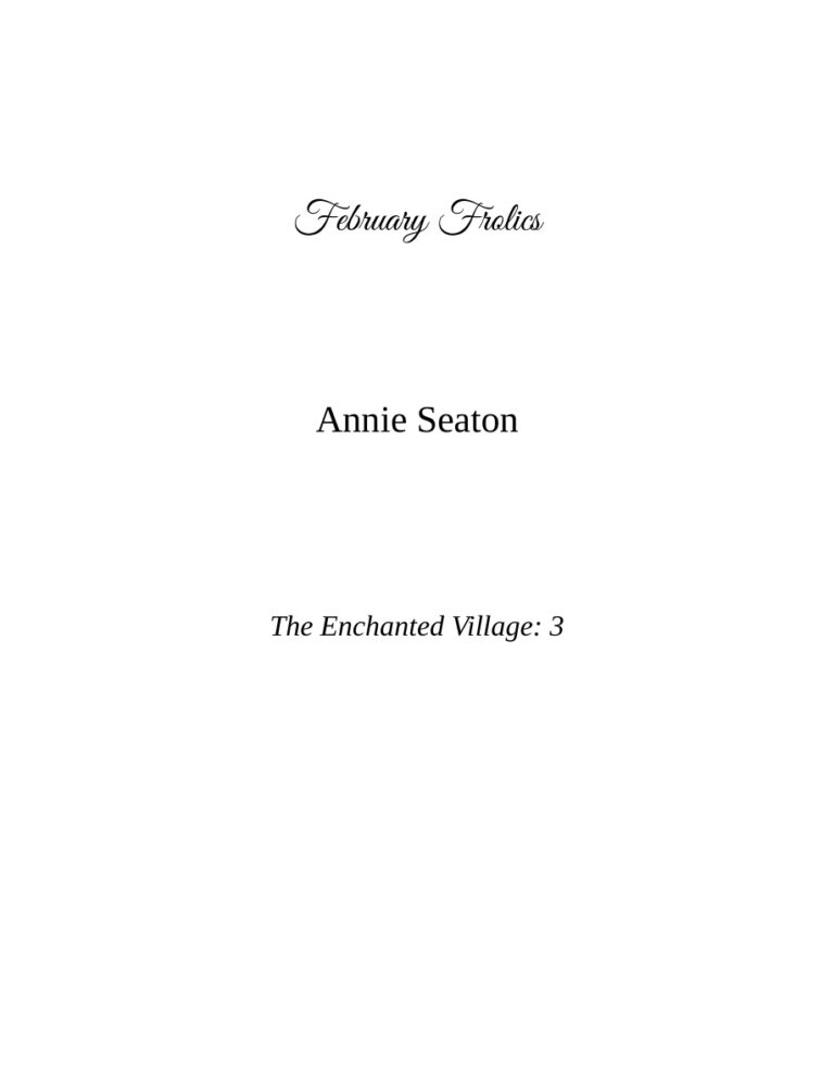 February Frolics Annie Seaton Kitap Kapağı
