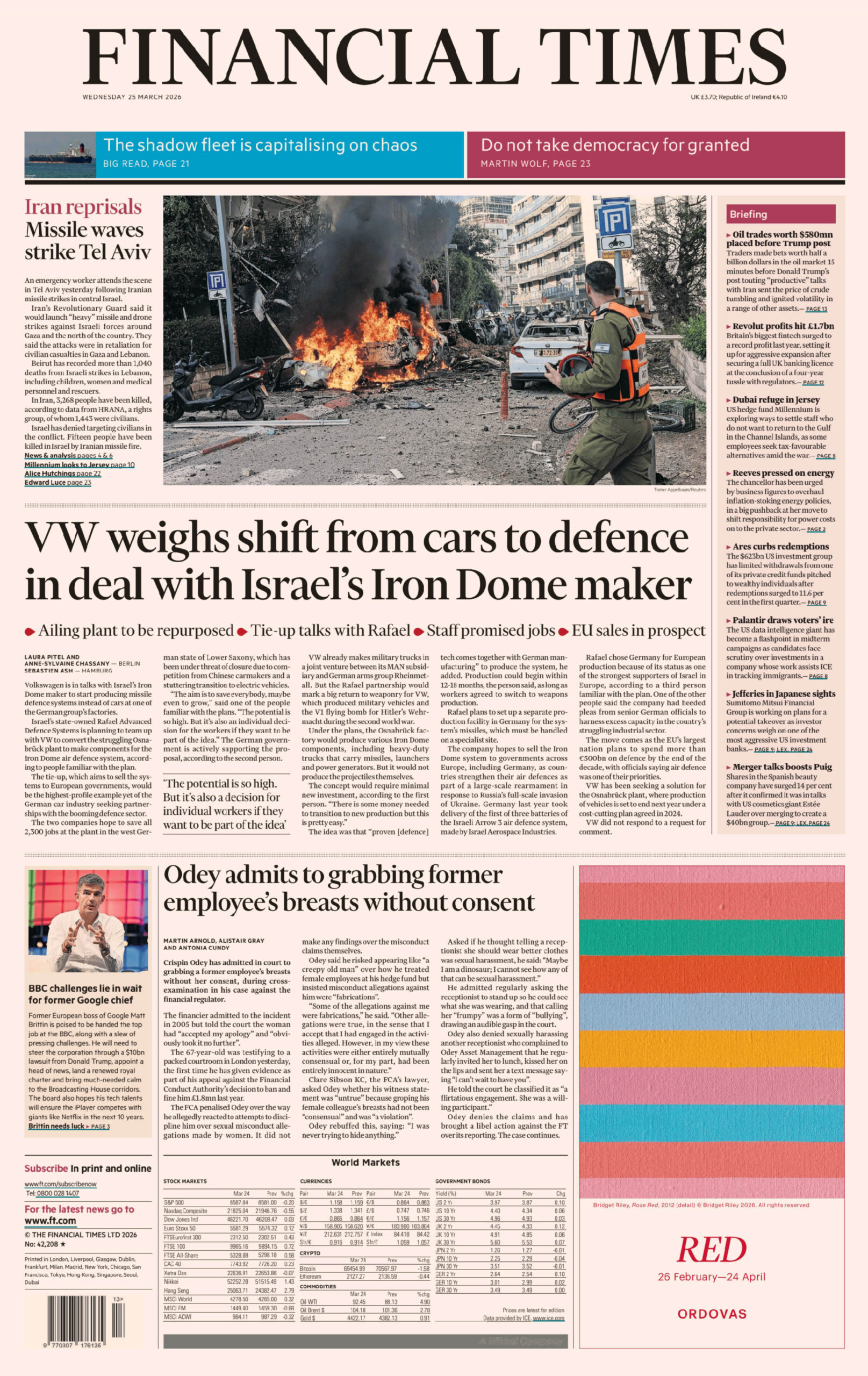 Financial Times UK 25 March 2026 PDF Download
