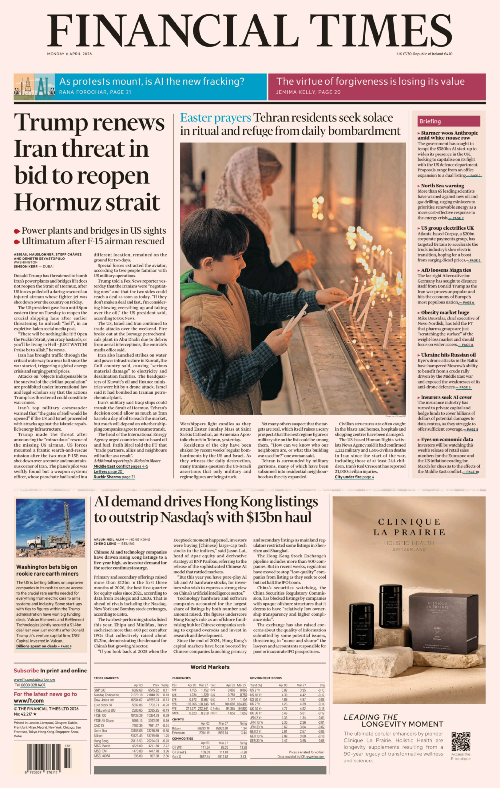 Financial Times UK - April 06, 2026 PDF Download