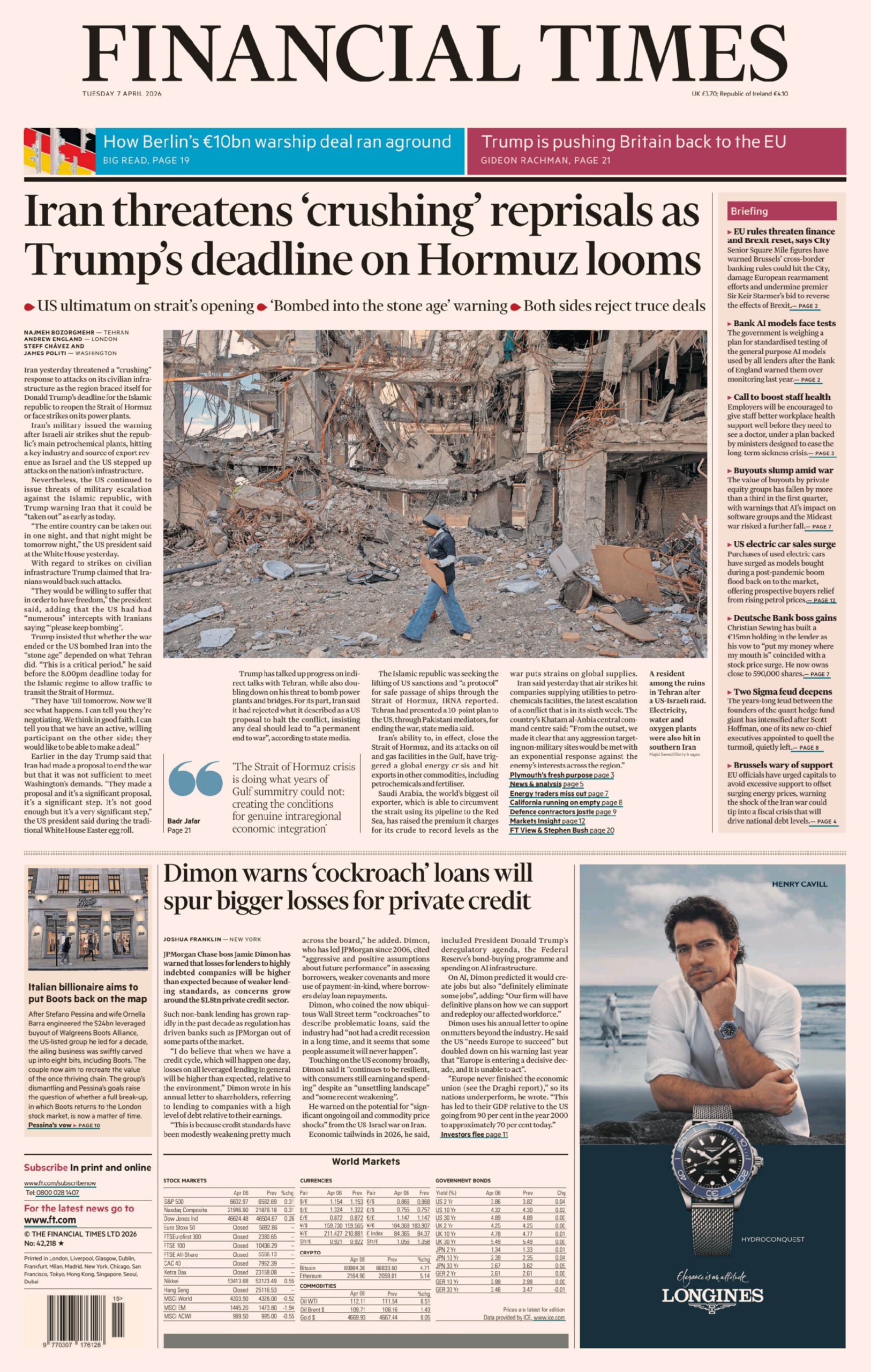 Financial Times UK - April 07, 2026 PDF Download