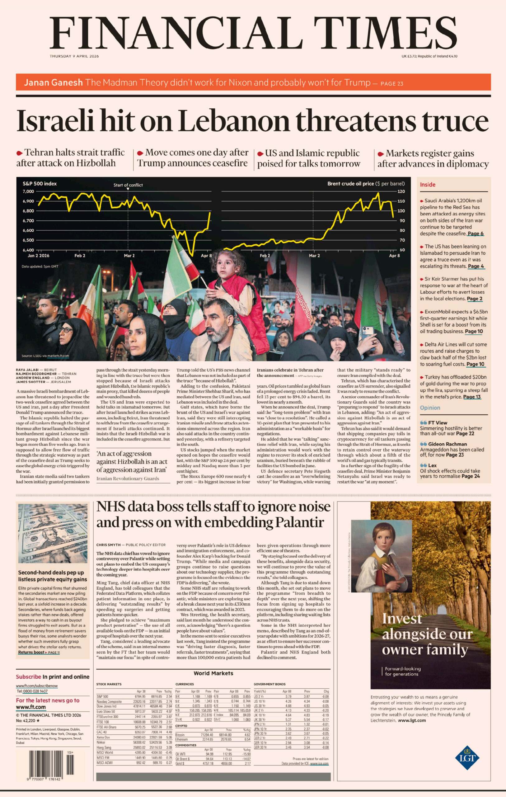 Financial Times UK - April 09, 2026 PDF Download
