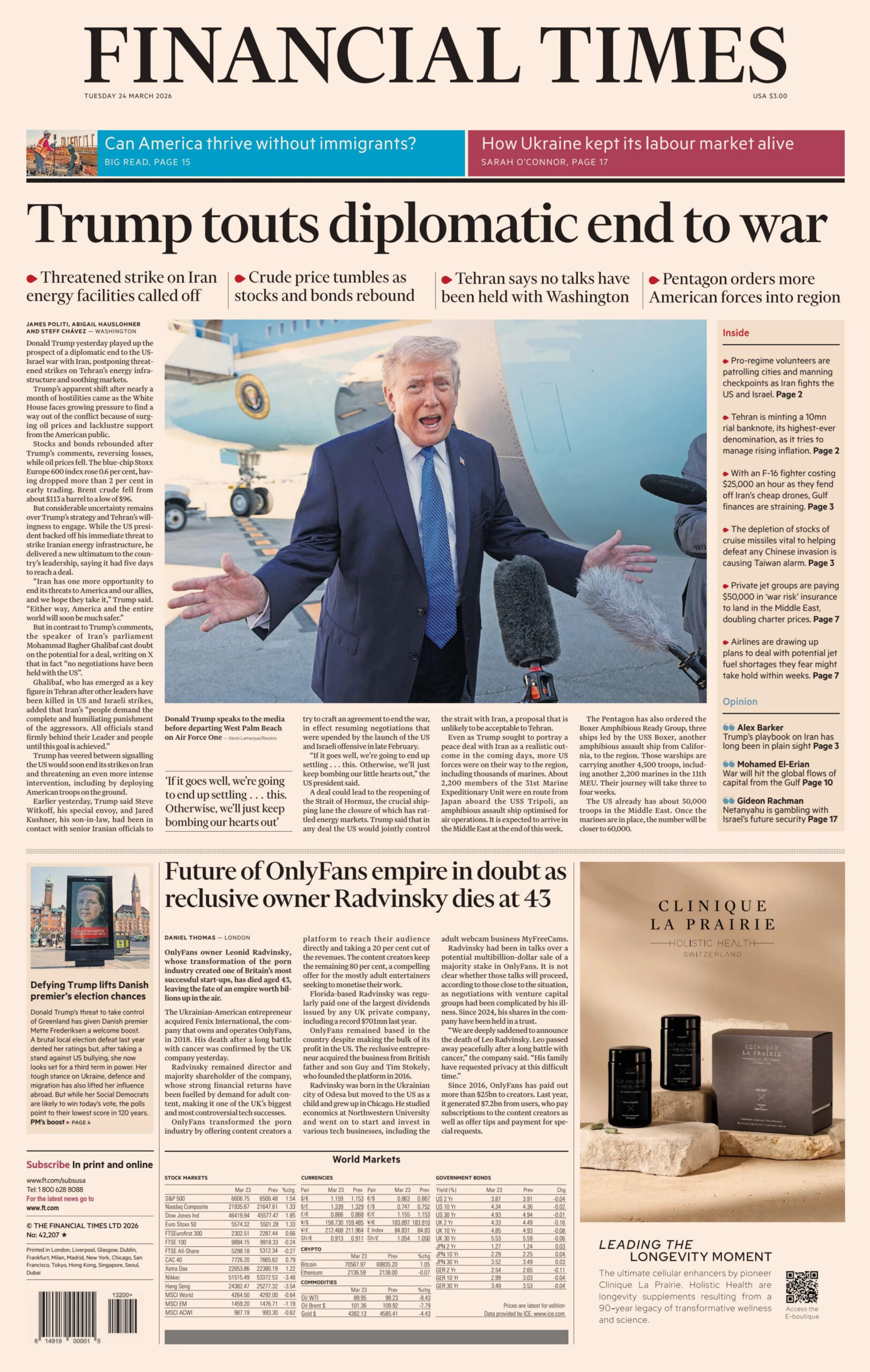Financial Times USA 24 March 2026 PDF Download