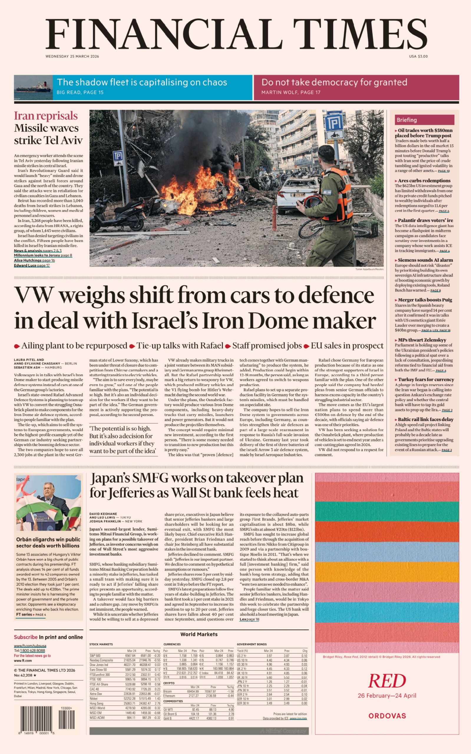 Financial Times USA 25 March 2026 PDF Download