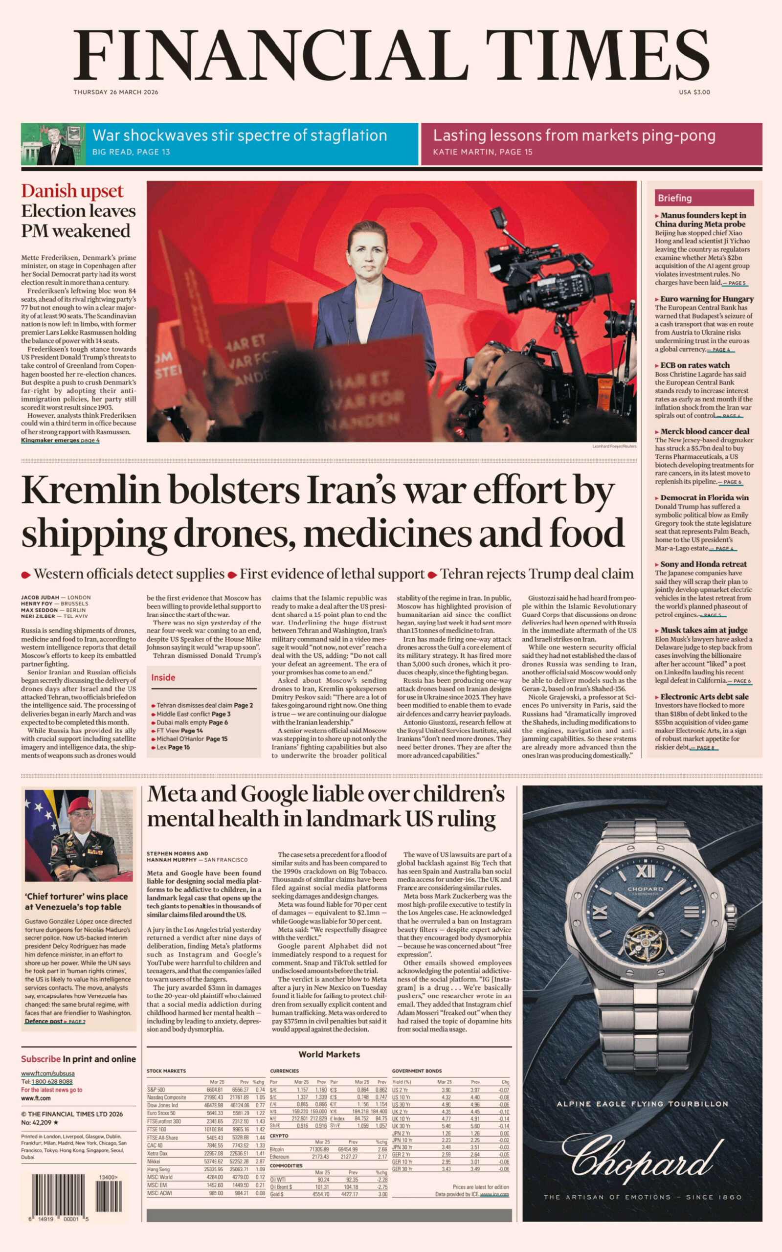 Financial Times USA 26 March 2026 PDF Download