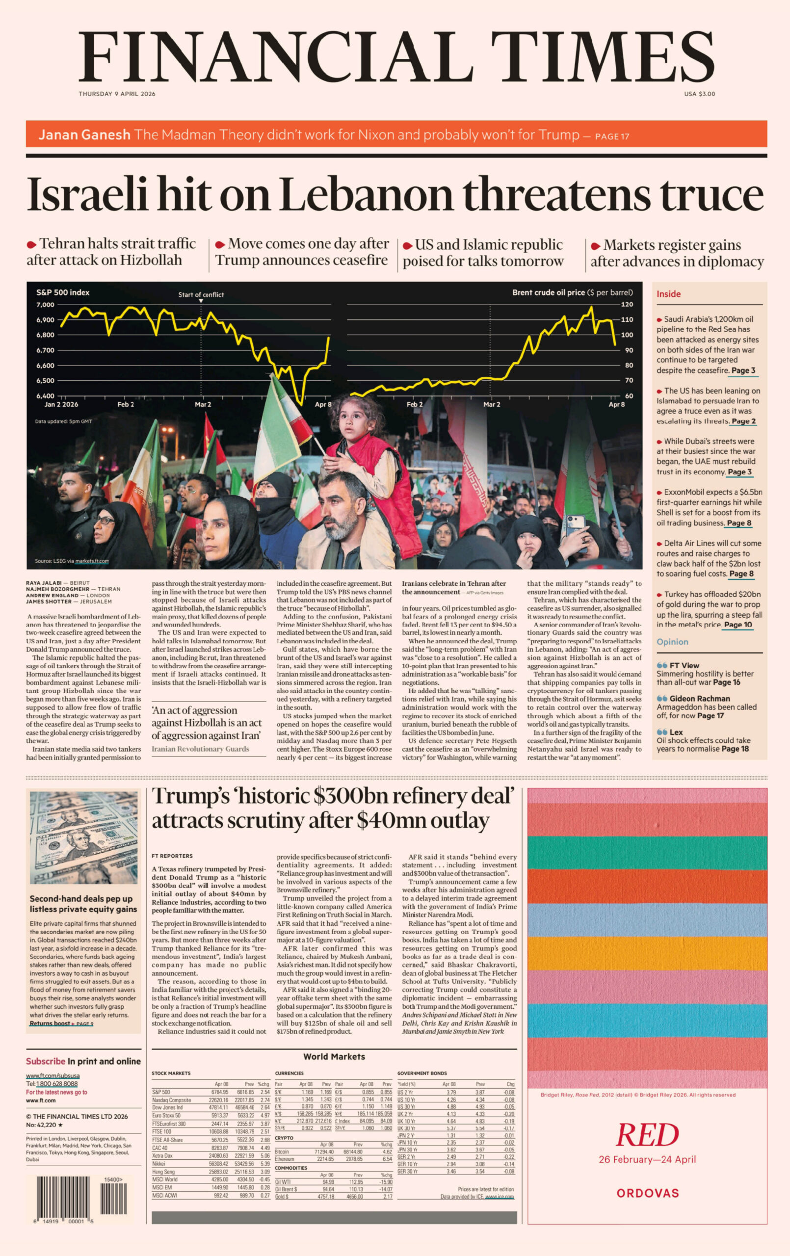 Financial Times USA - April 09, 2026 PDF Download