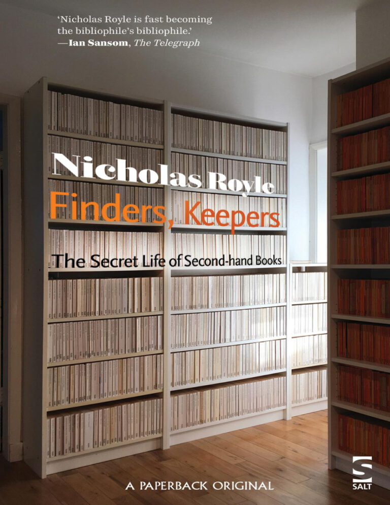 Finders Keepers Nicholas Royle Kitap Kapağı