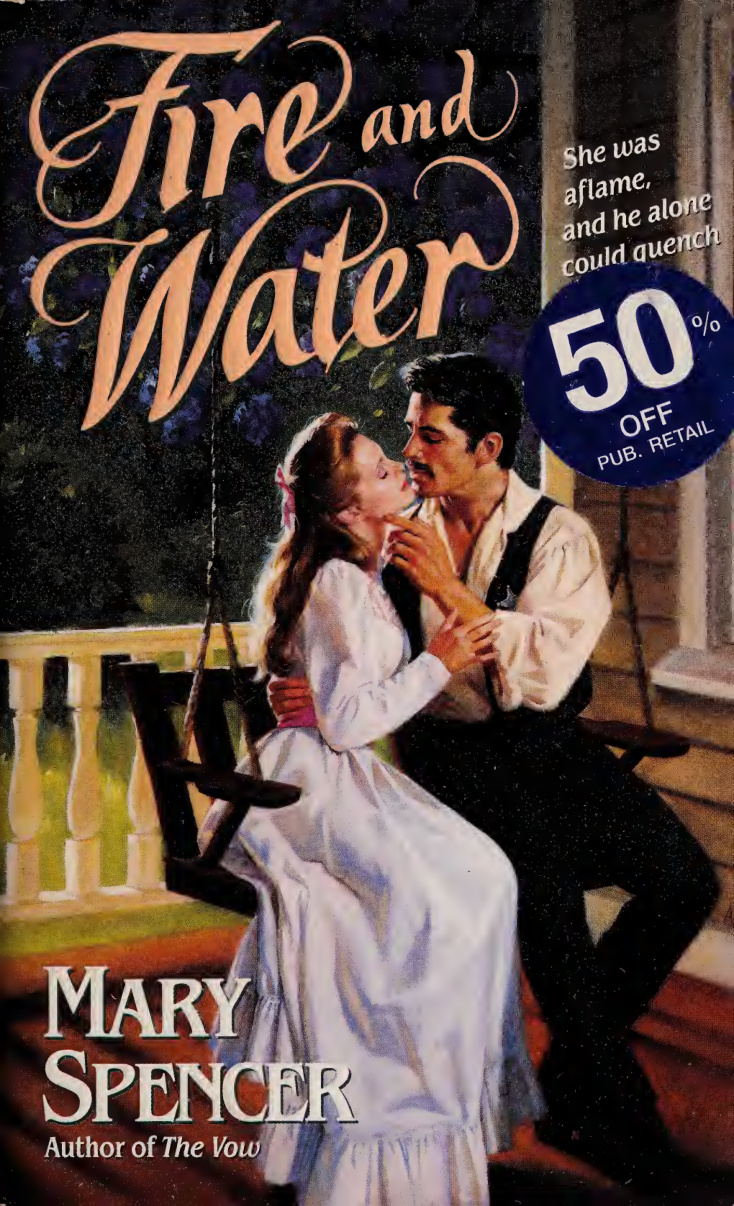 Fire and Water Mary Spencer Kitap Kapağı