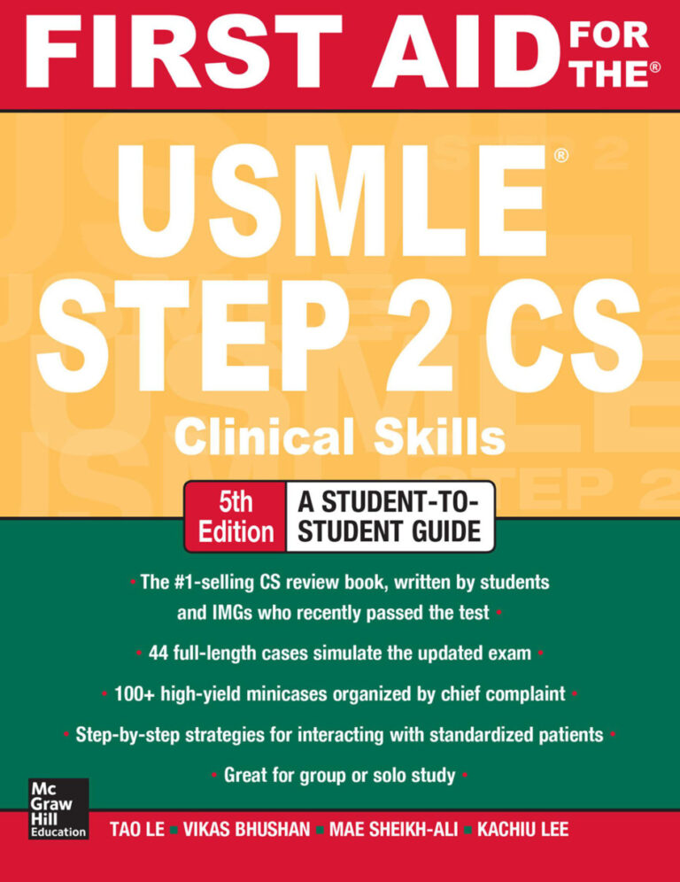 First Aid for the USMLE Step 2 CS Clinical Skills Tao Le, Vikas Kitap Kapağı