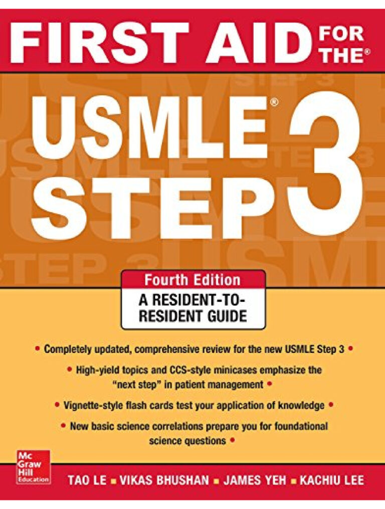 First Aid for the USMLE Step 3 Tao Le, Vikas Bhushan Z Library Kitap Kapağı