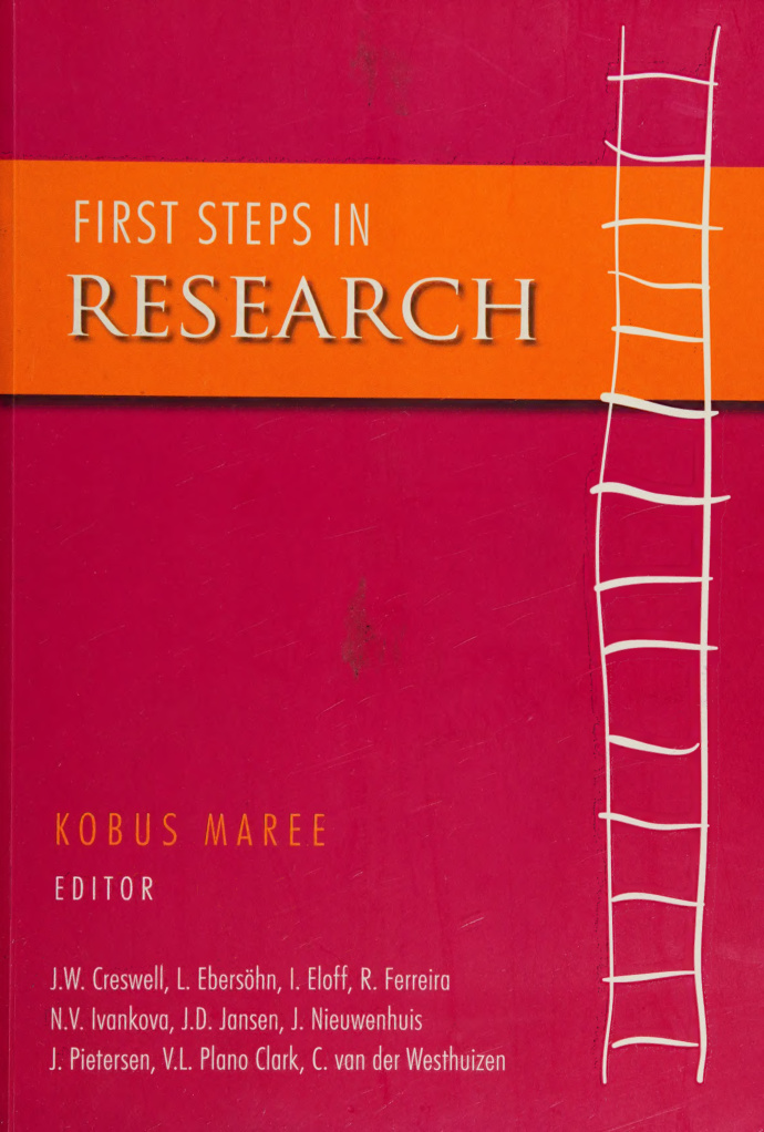 First steps in research Kobus Maree Kitap Kapağı
