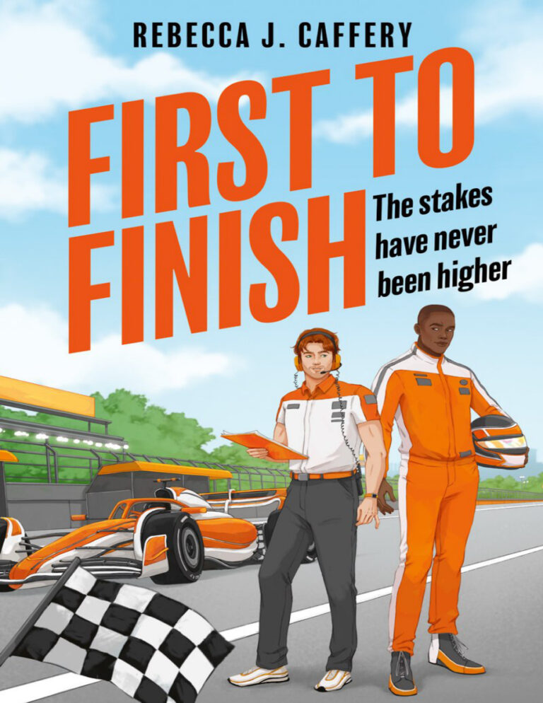 First to Finish Rebecca J Caffery Kitap Kapağı
