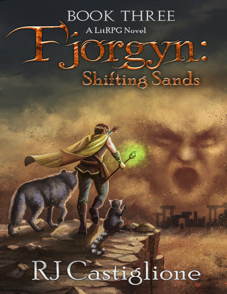Fjorgyn Shifting Sands Book 3 RJ Castiglione Kitap Kapağı