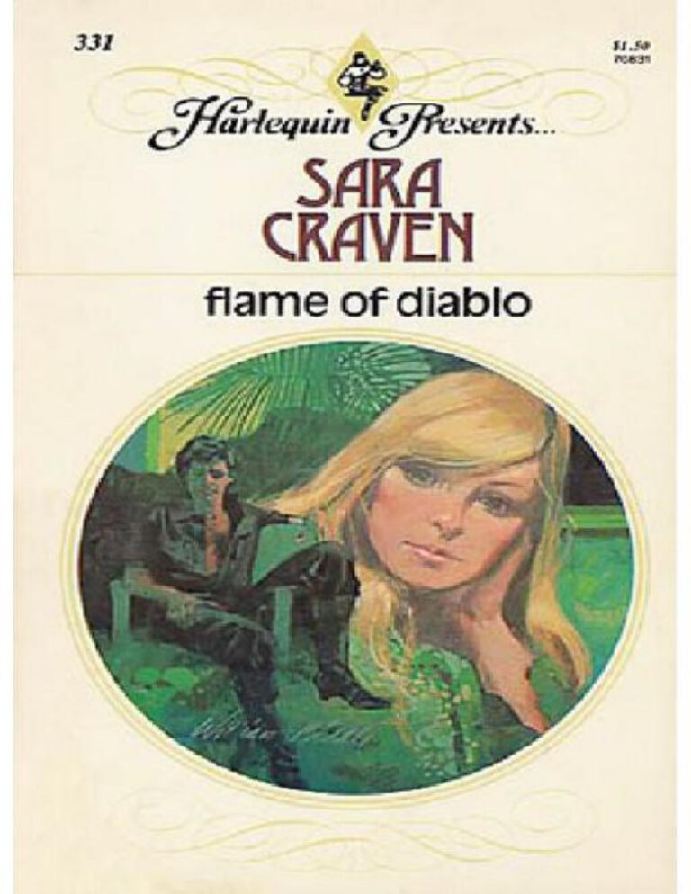 Flame of diablo Sara craven Kitap Kapağı