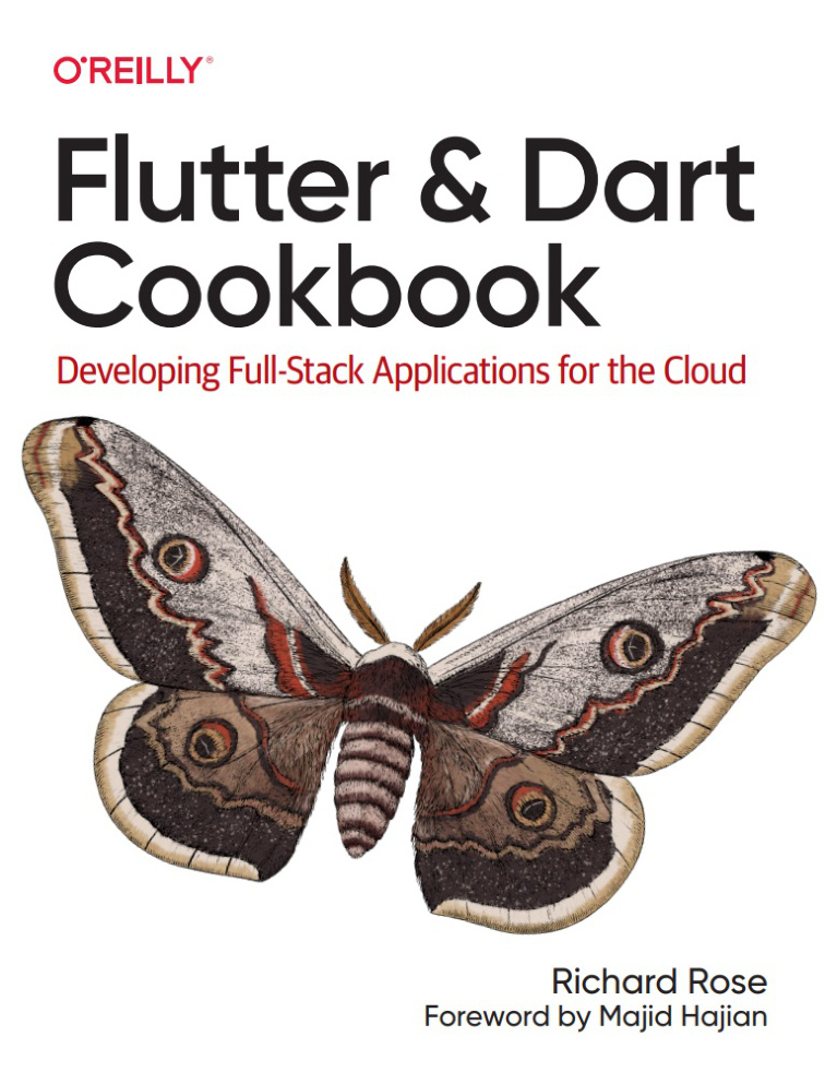 Flutter and Dart Cookbook Kitap Kapağı