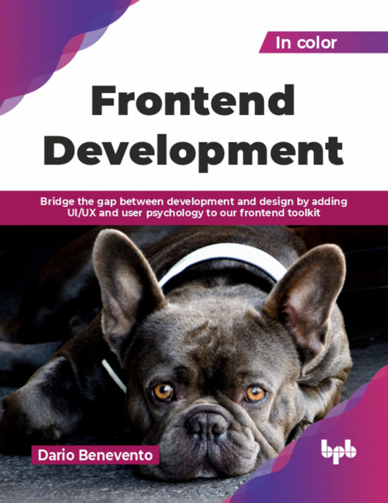 Frontend Development Dario Benevento Kitap Kapağı